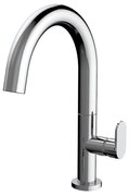Armando Vicario Slim Chrome Μπαταρία Νιπτήρος Μεσαίου Ύψους με Βαλβίδα clic-clac 500040-100