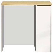 Έπιπλο Πλυντηρίου 956LCS2902 93,5x60x88,3cm White-Oak Μελαμίνη,Μέταλλο
