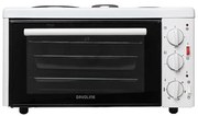 Davoline EC 450 CHEF WH Ηλεκτρικό Φουρνάκι 28lt με 3 Εστίες Λευκό