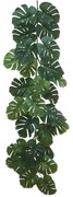 Τεχνητή Γιρλάντα Μονστέρα 00-00-23839-1 60x200cm Green Marhome Ύφασμα,Πλαστικό
