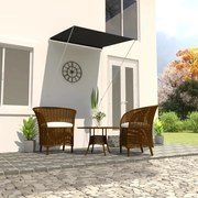 vidaXL Τέντα Συρόμενη Ανθρακί 100 x 150 εκ.