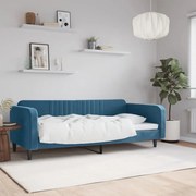 Καναπές Κρεβάτι Μπλε 90 x 200 εκ. Βελούδινος 354085