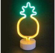 Επιτραπέζιο Φωτιστικό Ανανάς 41 NEON LED Μπαταρίας X044110328 ACA-X044110328-Κίτρινο X044110328