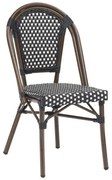 Καρέκλα Bistro Paris 46x54x88cm White - Black