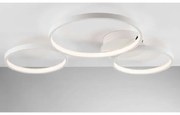 Φωτιστικό Οροφής - Πλαφονιέρα Fredy LED-FREDY-PL2 30W Led Φ52cm &amp; Φ16cm 11,5cm White Luce Ambiente D Αλουμίνιο