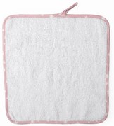 Λαβέτα Ώμου Βρεφική 36 White-Pink DimCol Λαβέτα 30x30cm 100% Βαμβάκι