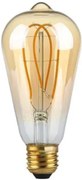 V-TAC Λάμπα LED E27 ST64 Long Filament 5W θερμό λευκό 1800K γυαλί amber SKU: 217220