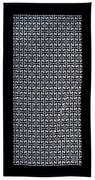 Πετσέτα Θαλάσσης 4005 Black-Grey Greenwich Polo Club Θαλάσσης 90x180cm 100% Βαμβάκι