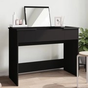Μπουντουάρ με Καθρέφτη Μαύρο 100x45x76 εκ. 840696