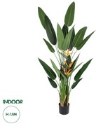 GloboStar® Artificial Garden STRELITZIA REGINAE 20033 Τεχνητό Διακοσμητικό Φυτό Στρελίτσια - Πουλί του Παραδείσου Υ180cm