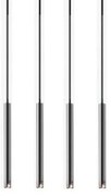 Κρεμαστό Φωτιστικό Οροφής 100-09710-09BRS Luma-100-09710-09BRS-SILVER-Ασημί 100-09710-09BRS-SILVER