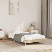 vidaXL Πλαίσιο Κρεβατιού Χωρ. Στρώμα Sonoma Δρυς 100x200εκ Επ. Ξύλο