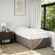 Σκελετός Κρεβατιού Χωρίς Στρώμα Taupe 100 x 200 εκ. Υφασμάτινο 3284712