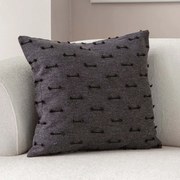 Μαξιλαροθήκη Διακοσμητική Tuffet 881PCR1657 Black Aberto Design 43X43 Πολυέστερ