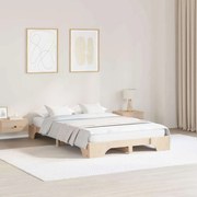 vidaXL Σκελετός Κρεβατιού Στερεά ξυλεία πεύκου 197 x 127 x 17 εκ.