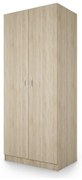 Ντουλάπα Δίφυλλη 1211001 Σόνομα, 52x191x80, Genomax Genom1210000058