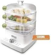 Ατμομάγειρας με 3 Επίπεδα Μαγειρέματος 12lt DSP KA5015