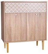 Παπουτσοθήκη Home 2228 Fylliana Sonoma - Λευκό 78x37x89 εκ. 78x37x89 εκ.