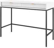 Κονσόλα Nova 12_B_B 103,5x50x77,6cm White-Anthracite Μελαμίνη,Μέταλλο