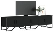 vidaXL Έπιπλο Τηλεόρασης Μαύρο 180x34x41 εκ. από Επεξεργ. Ξύλο