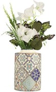 Βάζο 697ELD1221 Φ12x17cm Multi Aberto Design Κεραμικό