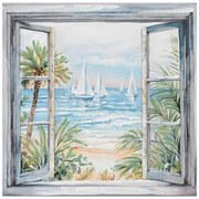 Πίνακας σε Καμβά Deive Inart 80x3x80εκ. 80x3x80 εκ.