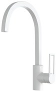 Sanitec Quattro Μπαταρία Κουζίνας Ψηλή Ultra Granite Bianco