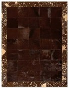 Δερμάτινο Χειροποίητο Χαλί Skin Acid Metallic 30 Brown-Bronze