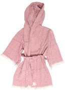 Ρόμπα Μουσελίνα Γυναικεία Anna Riska Adelina Blush Pink Ροζ SMALL/MEDIUM