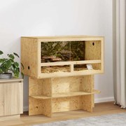 vidaXL Βάση Terrarium Καφέ 100 x 50 x 50 cm OSB