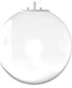 Κρεμαστό Φωτιστικό Οροφής 1xE27 Οπάλ Φ30cm Mapa Clear 346601 Ideal Lux 346601