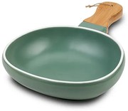 Πιατέλα "Terrestrial" Πορσελάνινη Με Χερούλι Από Ξύλο bamboo 31.5cm