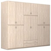 ΝΤΟΥΛΑΠΑ  NSBIOMEL  6ΦΥΛΛΩΝ  "2 Εποχών" 300x240x60cm  ΧΡΩΜΑ  ΔΡΥΣ  ΟΑΚ  25-101