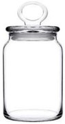 Βάζο Αποθήκευσης Kitchen SP96762G1 Φ8x14cm 860ml Clear Espiel Glass