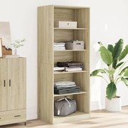 Ντουλάπα Χρώμα Sonoma Δρυς 80x50x200 εκ. από Επεξ. Ξύλο 3307722