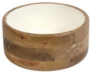Διακοσμητικό Μπωλ (Φ24.5x11) Espiel Μάνγκο Λευκό AKB111