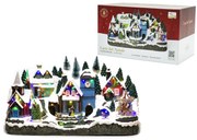 Χριστουγεννιάτικο Σκηνικό Με Φως Κίνηση Και Μουσική 52x29cm