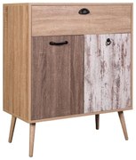 ΠΑΠΟΥΤΣΟΘΗΚΗ Fylliana &quot;Lounge&quot; SONOMA OAK 78x37x92εκ