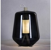 Επιτραπέζιο Φωτιστικό LED 8W Dimmer Φυσητό Γυαλί Μέταλλο Νίκελ Luisa T1 Prandina-1C50000110426-Φιμέ/Smoke 1C50000110426