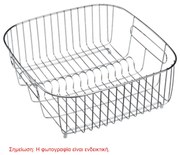 W12 39 x 29,5 cm Inox Καλάθι / Πιατοθήκη Νεροχύτη