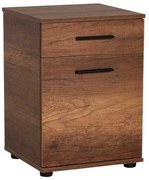 Κομοδίνο-Συρταριέρα Γραφείου Trendline Καρυδί 40x39x57 GP009-0210 Megapap-GP009-0210-Καφέ GP009-0210