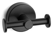 KARAG  UNO Άγκιστρο μπάνιου διπλό UNO 1222 55 Μαύρο ματ KARAG KARAG-3800201583848