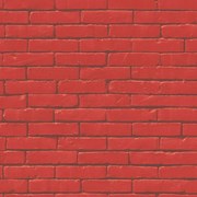 Ταπετσαρία Τοίχου Brick Wall Red