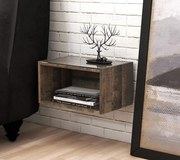 Ξύλινο Κομοδίνο JELYN Oak Grange Colonial 45x30x24.5cm