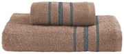 Πετσέτες Μπάνιου (Σετ 3τμχ) Palamaiki Sina Brown 450gsm