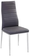 Καρέκλα Jetta ΕΜ966Χ,86 40x50x95cm Grey Metal, PVC