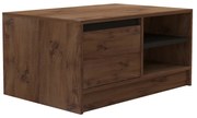 Τραπέζι σαλονιού Narli pakoworld σε sonoma απόχρωση 90x60x45εκ