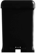 Κάδος Απορριμμάτων Tafline Soft Close 8961 37x24x54cm 38lt Black Viopsyctr Recycled