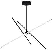 Φωτιστικό Οροφής Sandy 4307100 90x150cm Led 3250lm 41W 3000K Black Viokef