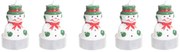 Χριστουγεννιάτικα Κεριά Ρεσώ (Σετ 5τμχ) A-S Snowman 113559
